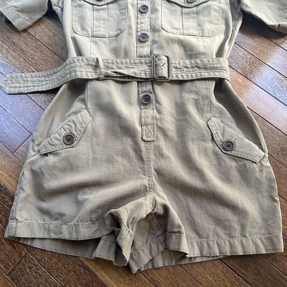 Converse Utility Romper W/ Removable Belt (sz 2) - Picture 5 of 9